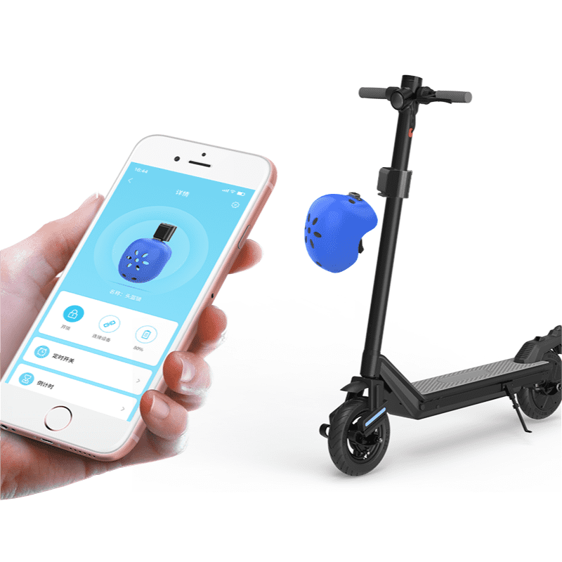 共享電動(dòng)滑板車頭盔鎖